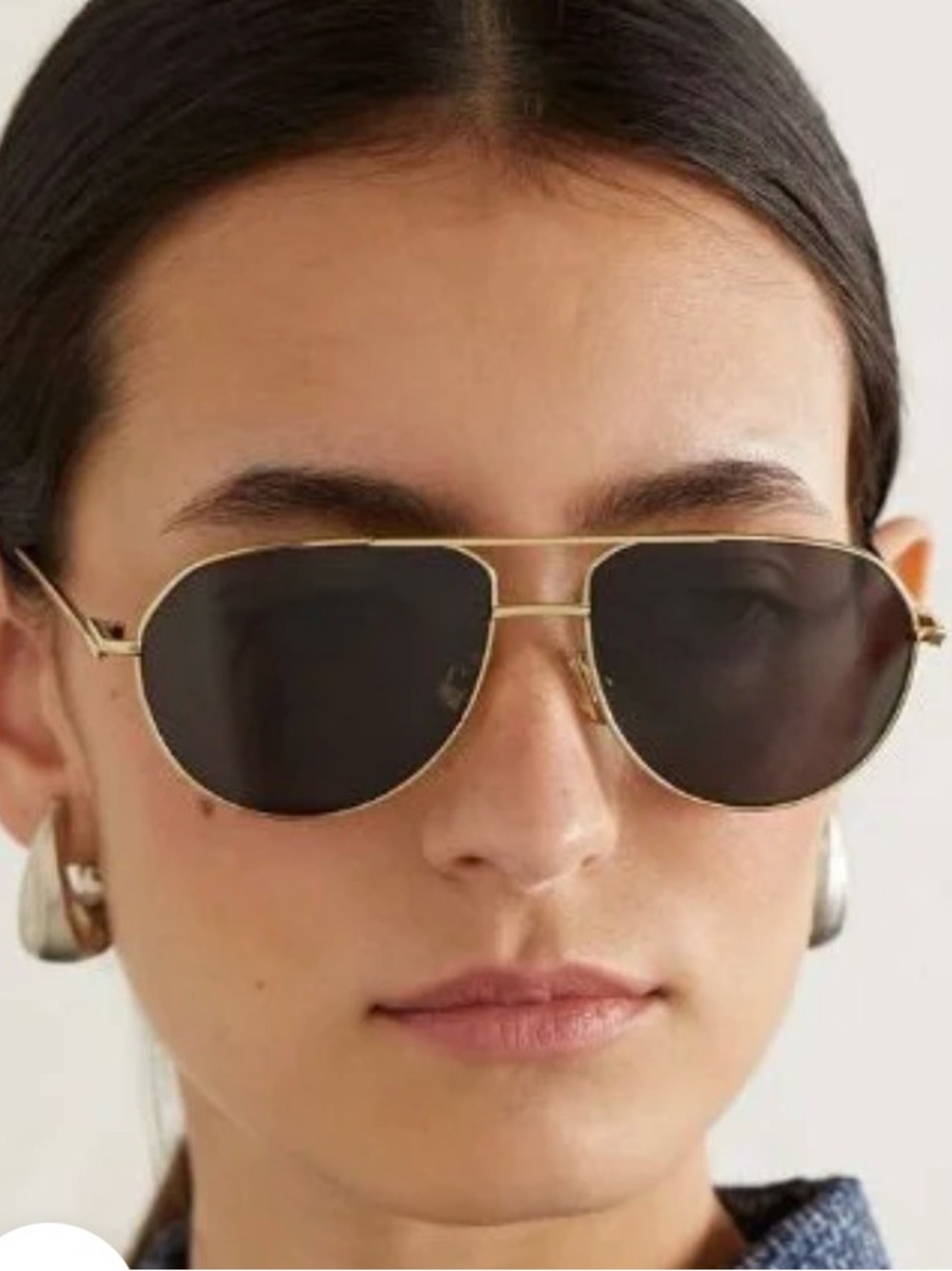 OPEN TO OFFERS!! Bottega Veneta Gold Frame Sunglasses with Brown Lenses